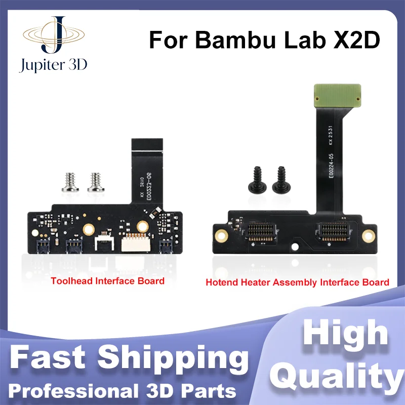 For Bambulab X2D Hotend Heater Assembly Interface Board Tool Head Interface Board Top Quality Heating Signal Circuit 3D Printer