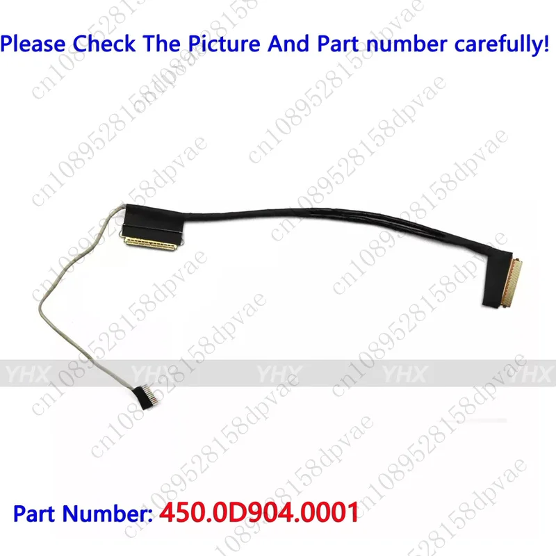 GYX New LS720 LCD UHD Cable For Lenovo Ideapad 720S Touch-15IKB 81CR 450.0D904.0001.