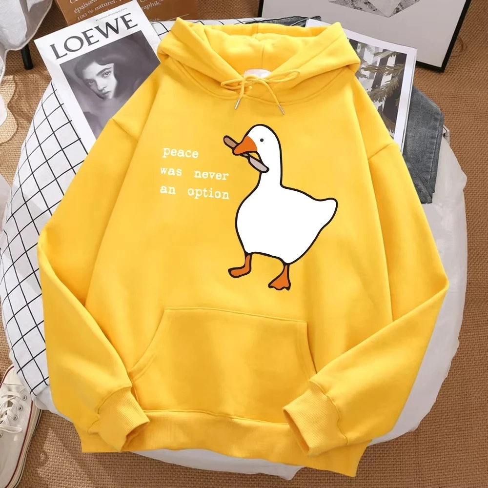 2026 „Peace Was Never An Option“ Bedrucktes Sweatshirt für Männer, Streetwear, Oversize, Herbst, Kapuzenpullover, Hipster, Weiche Hoodies, Hip-Hop, Warme Sportbekleidung – Detail 14