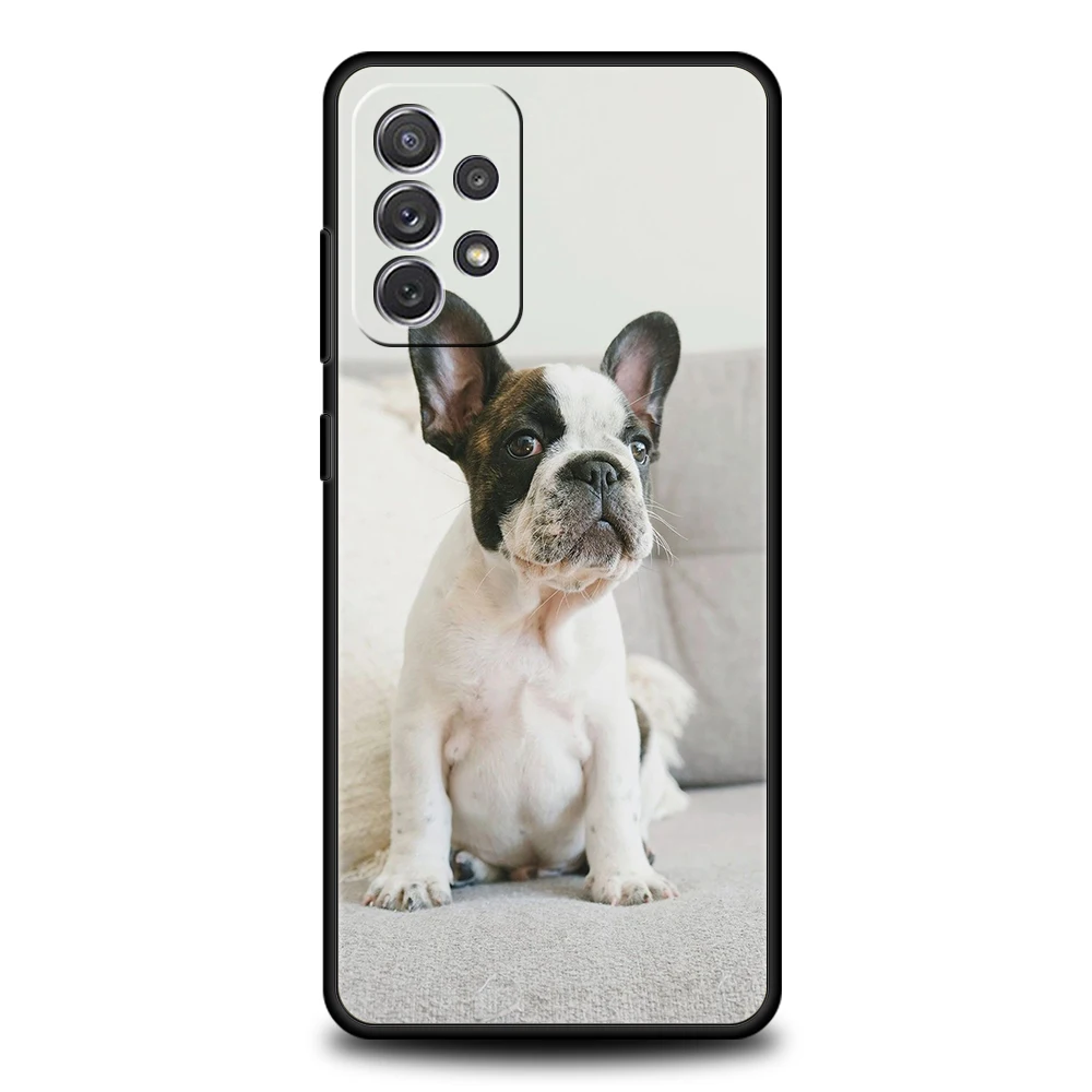 Fall Für Samsung A15 A13 A35 A55 A51 A71 A41 A31 A21S A03S A05 A17 A23 A25 A33 A53 A73 5G A07 4G Abdeckung Französisch Bulldog Hund Haustier