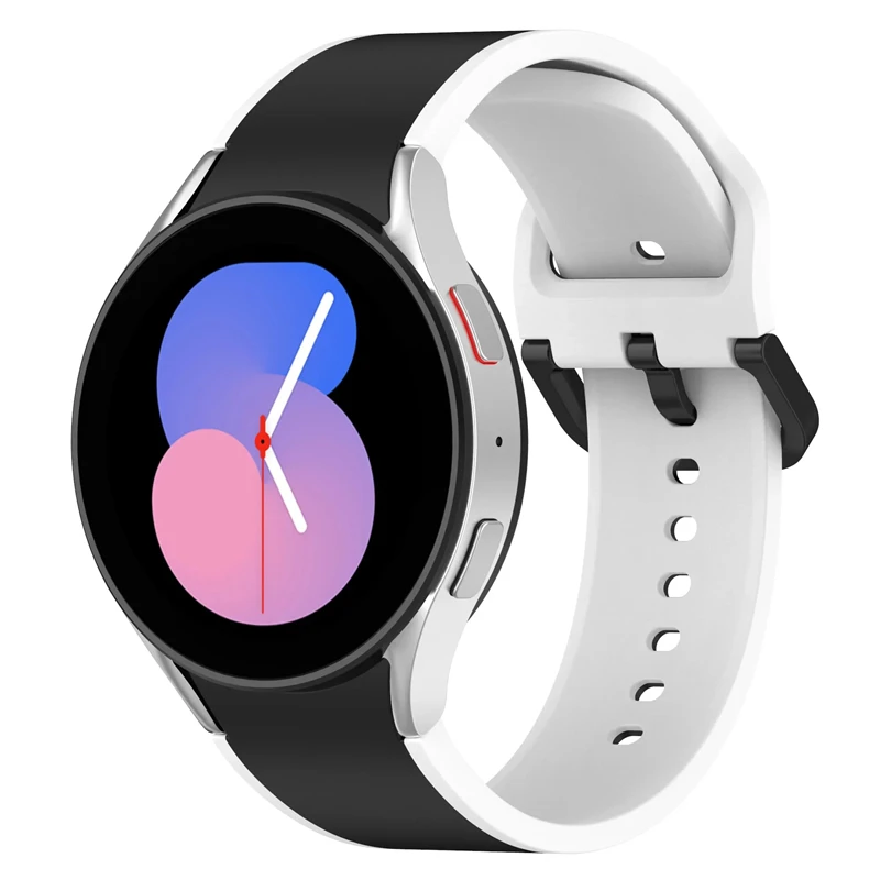 Correa de silicona para Samsung Galaxy watch 7/6/5/4, 40mm, 44mm, 4 Classic, 47mm, 43mm, pulsera para Samsung Watch Pro, 45mm