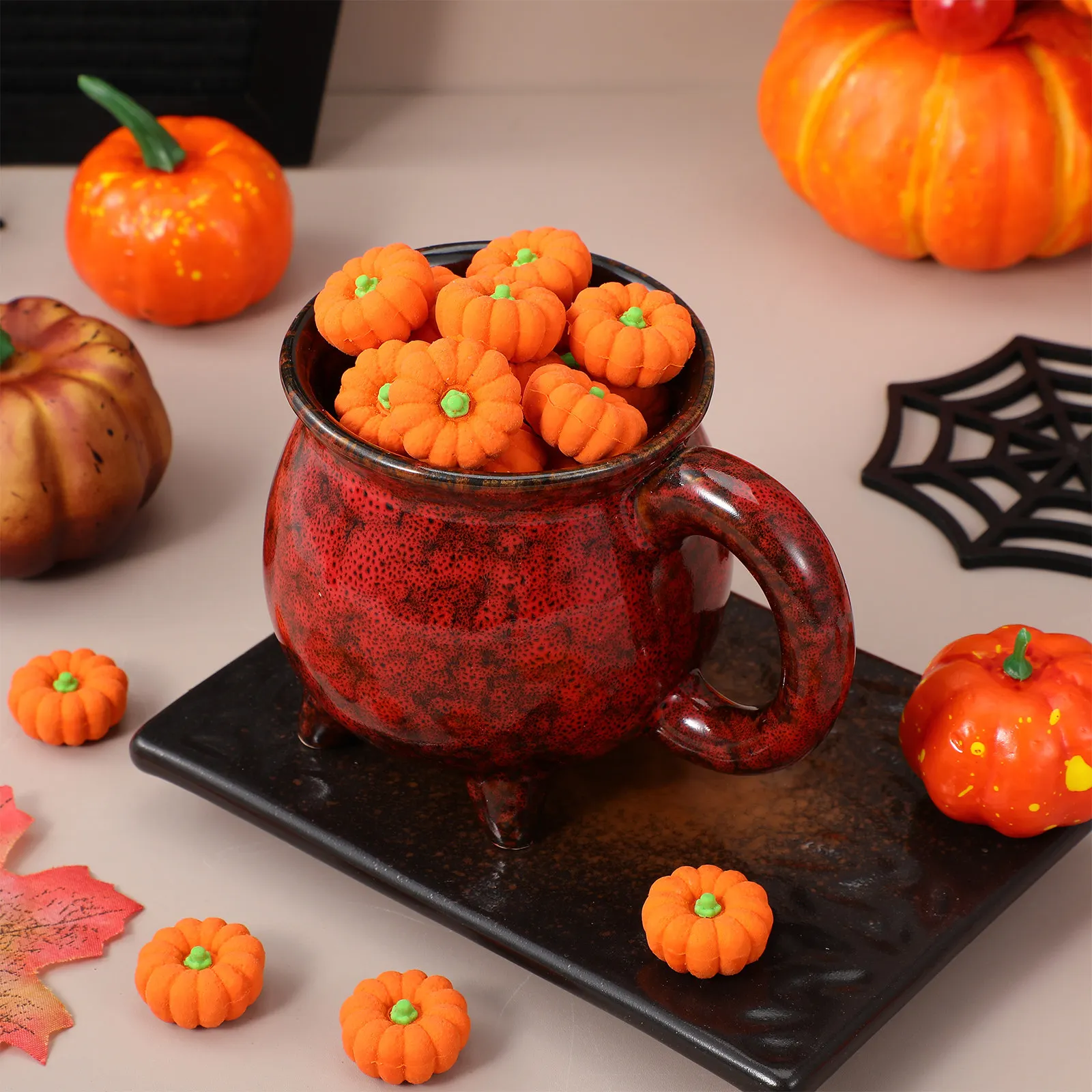 Halloween Ceramic Coffee Mug 350Ml Witch Themed Porcelain Mug Spooky Novelty Cup for Parties Thanksgiving Women Gift Horror