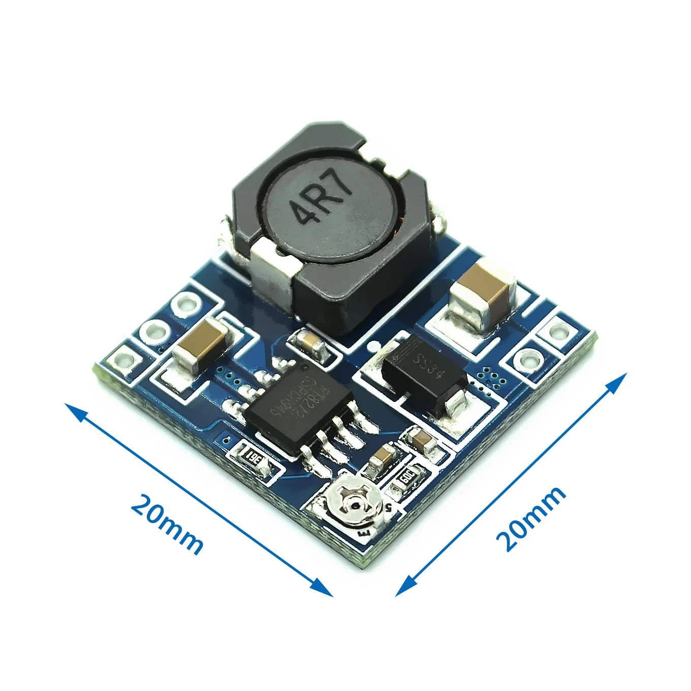 Petit modèle d'avion abaisseur BUCK DC-DC Module d'alimentation réglable 95% haute efficacité