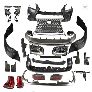 

Car Accessories Body Kits 10-19 GX400 GX460 Modified 2020 Front Face Grille Upgrade Front Rear Bumper Body Kits for Lexus