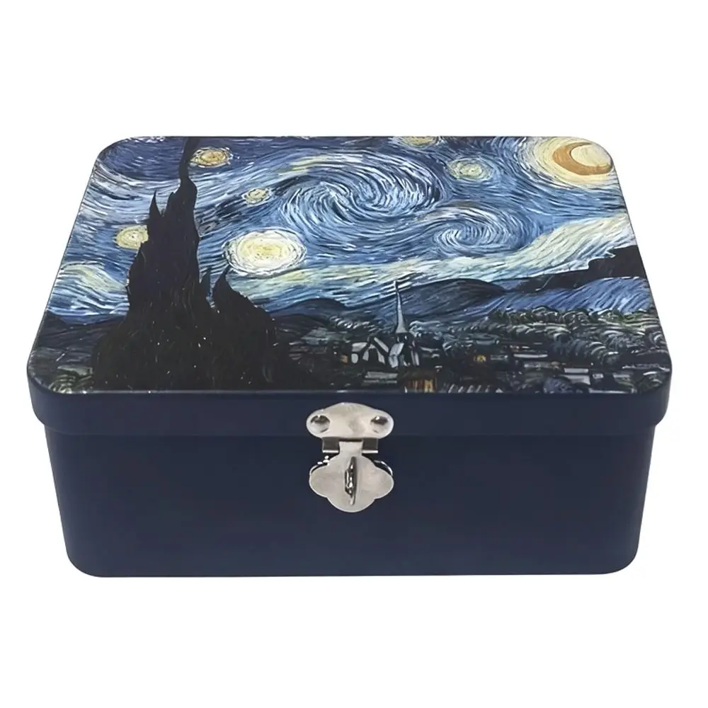 Gift Box Large Size Storage Box Password Lock Private Storage Password Lock Box Metal Material Secret Metal Box Personal Items