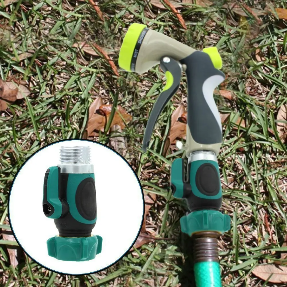 Garden Water Hose Adaptor With Valve Irrigation Valve Adapter For Water House Tap Connection Watering Irrigation Supplies