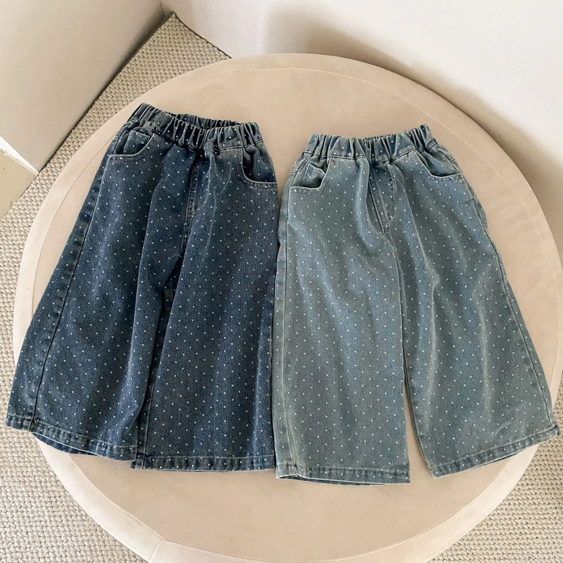 Pantalon Wave Point pour enfants, mode coréenne, décontracté, style simple, printemps, nouveau, 2025
