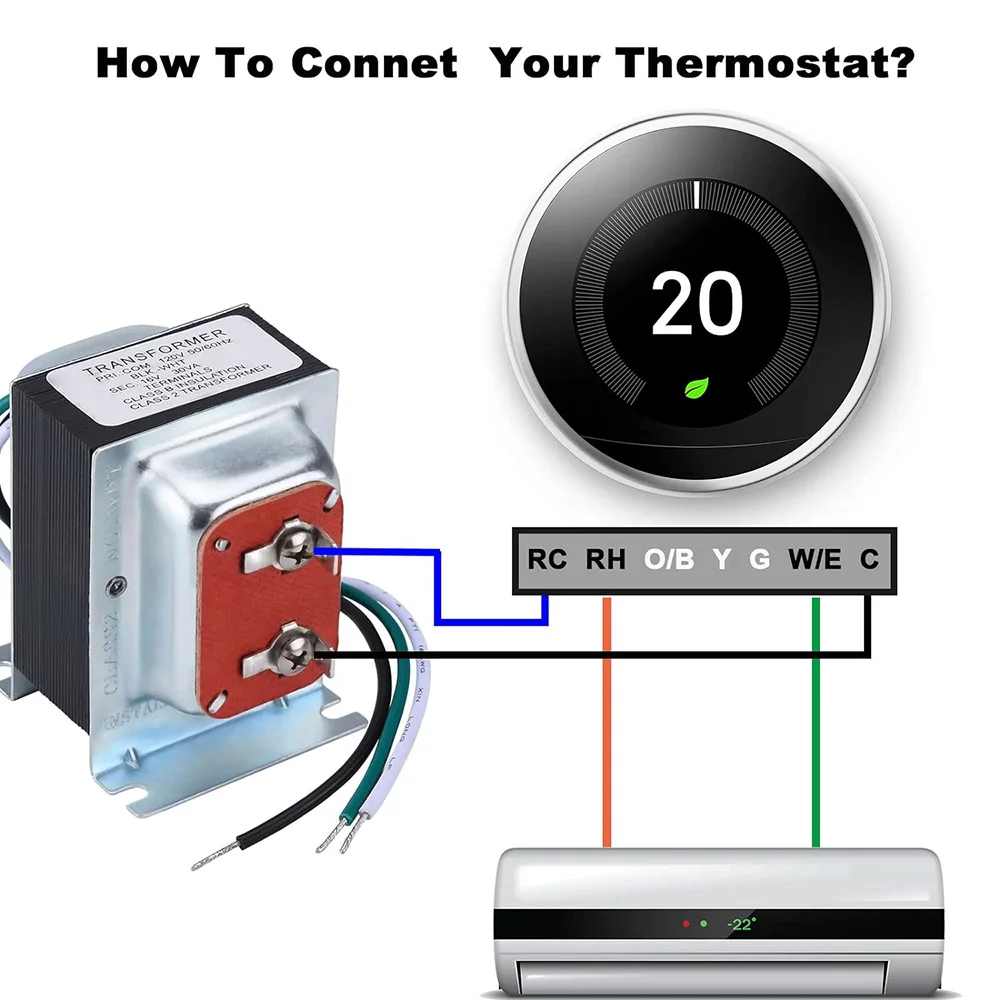 16V 30VA Doorbell Transformer Compatible with Nest H ello Ring Video Doorbell Pro Hardwired Door Chime Power Adapter Supply