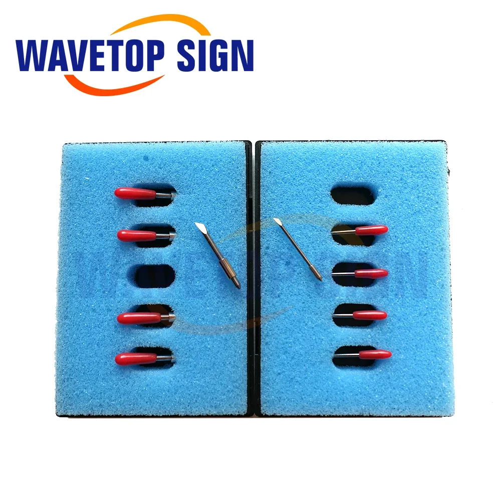 YYHCWaveTopSign 10 unidades Jingwei faca vibratória lâmina oscilante lâmina redonda para máquina de corte vibratória CNC J206 J351 J383 J60