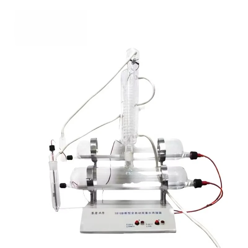 Double Water Distillation System Automatic Dual Pure Water Distiller 1.6L