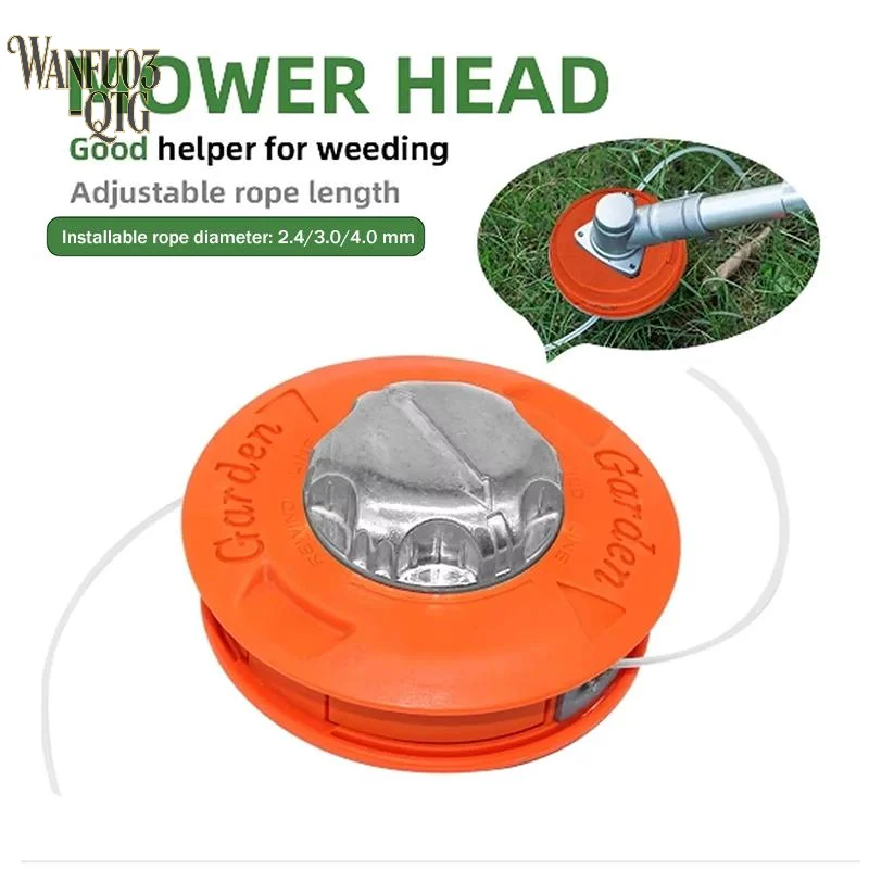 Automatic Grass Trimmer Head For Gasoline Garden Machinery Brush Cutter, Universal Fit String Trimmer Replacement Bump Head