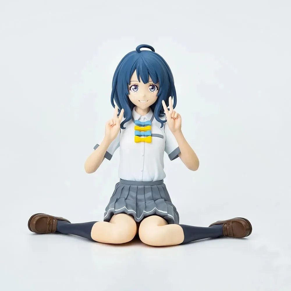

Anime Character Beautiful Girl Figurine, Cute Anana Yanami School Uniform Sitting Figurine Model Desktop Ornament Gift