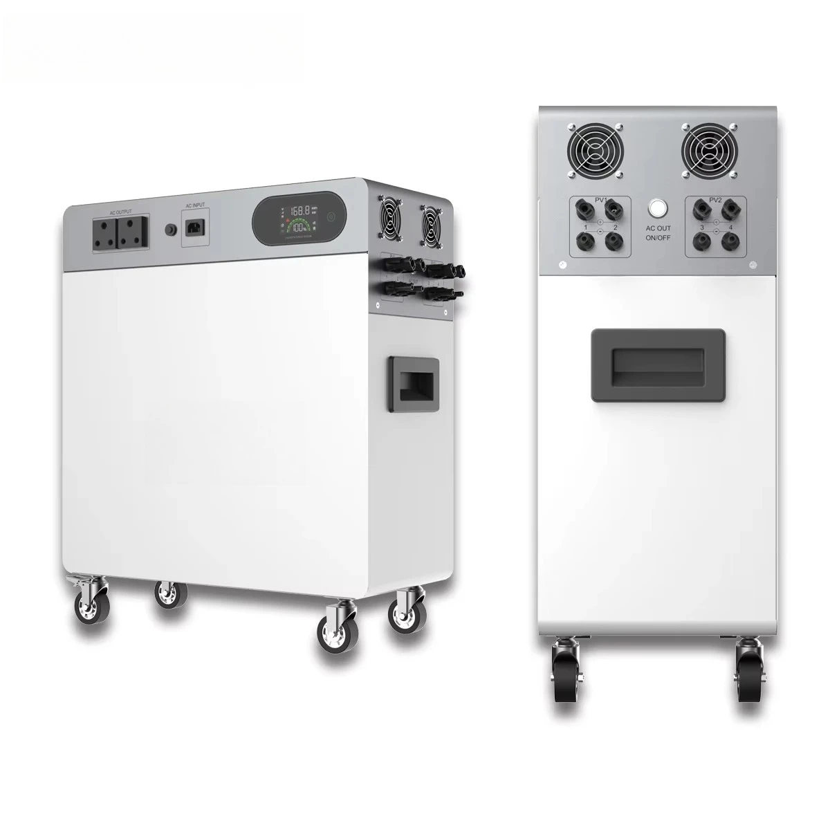 Solar Off‑Grid All‑in‑one Energy Storage Cabinet Built‑in 12kW Hybrid Inverter Household Small Business Backup Power