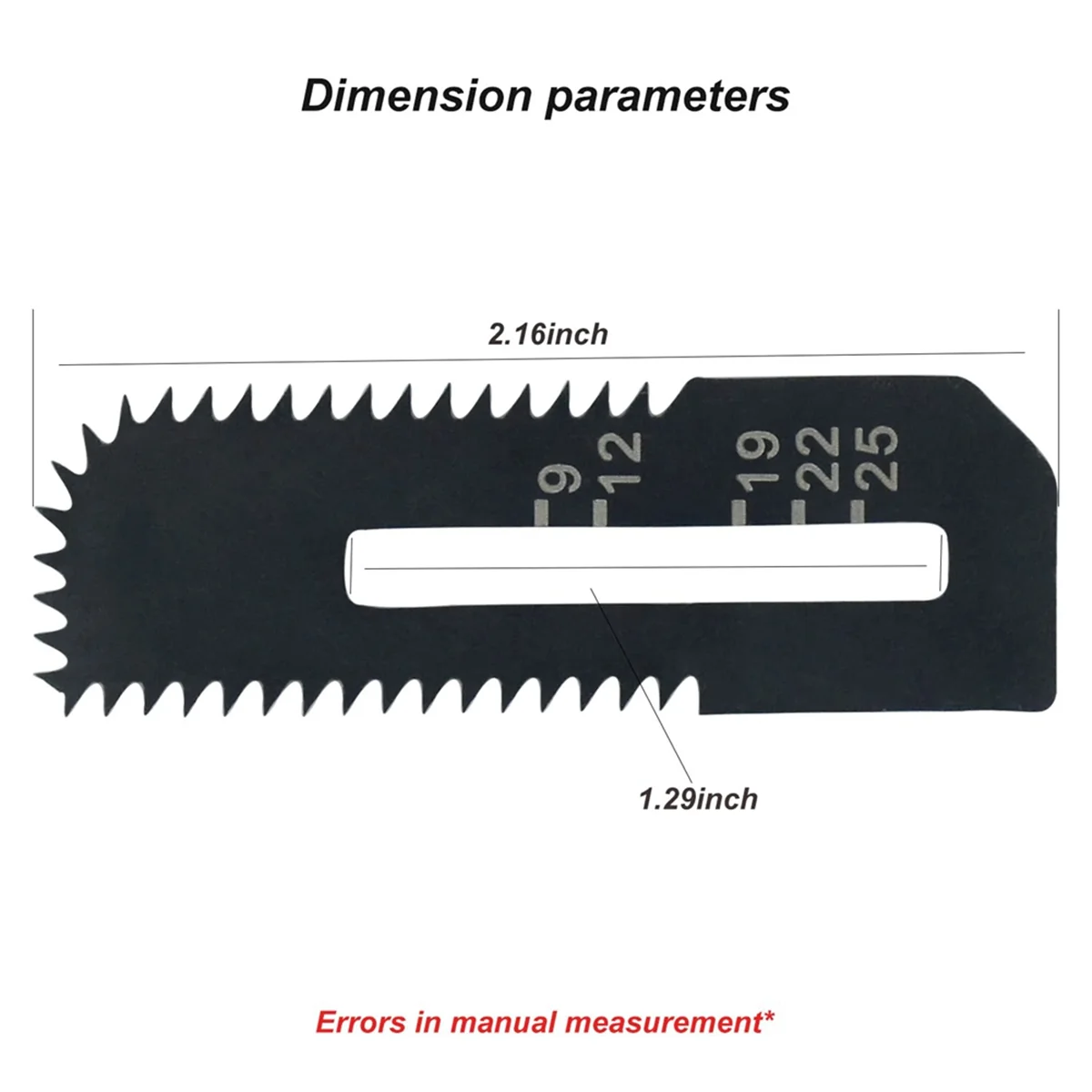 ABBO-5 Pack Drywall Cut-Out Saw Blades for MaKita Cordless Cut-Out Saw, Cuts Drywall Up to 1-3/16Inch Thick (Depth Markings)