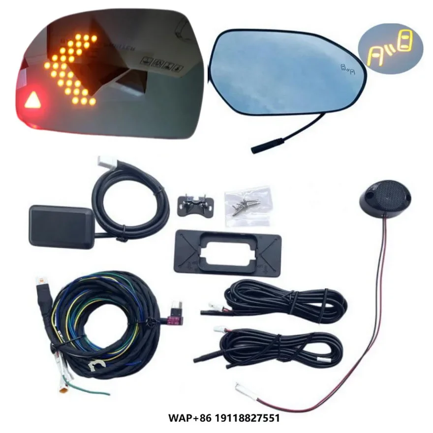 with Turn Signal Mirror Light Indicator 77Ghz Sensor Car BSD BSM Radar Blind Spot Detecting Monitoring Side Lane Change Warning