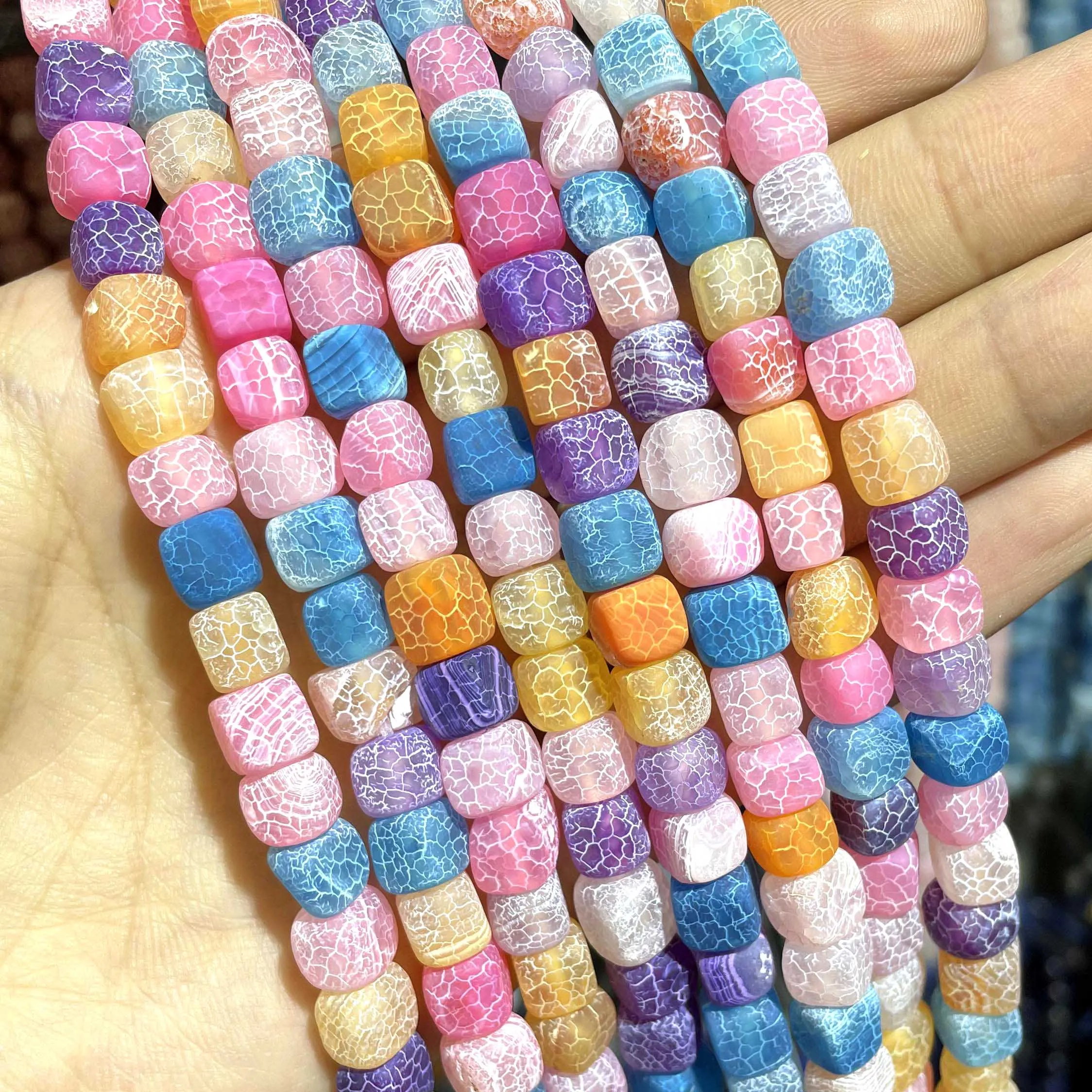 8MM Natural Stone Crystal Apatite Tourmaline Aquamarines Morganite Agates Beads For Jewelry Making DIY Bracelet Necklace