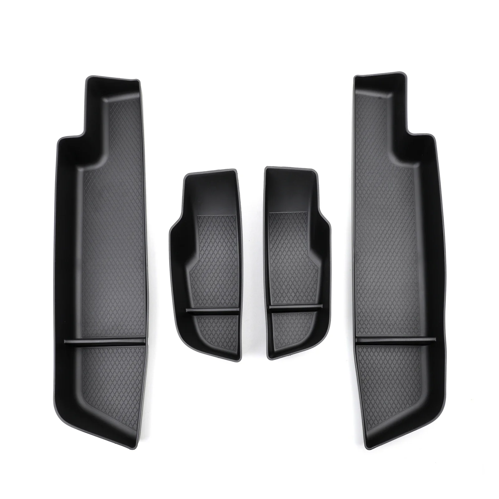 for Audi Q4 e-tron Door Side Storage Box TPE Front Rear Door Handle Organizer Tidying Car Accessories