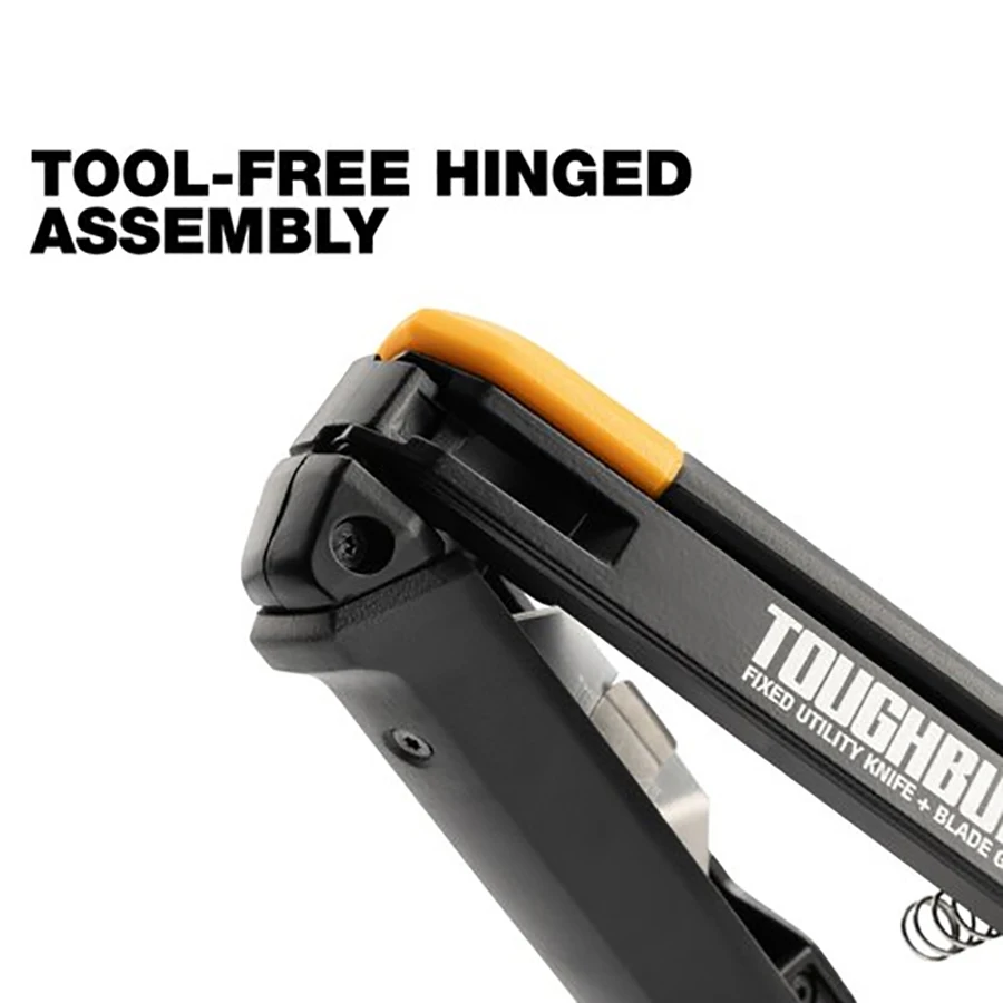 TOUGHBUILT TB-H4-11-G Clip-on Tool Knife Fixed Blade+Sliding Guard (contains 5 blades) Multi-functional Utility Knife Hand Tools