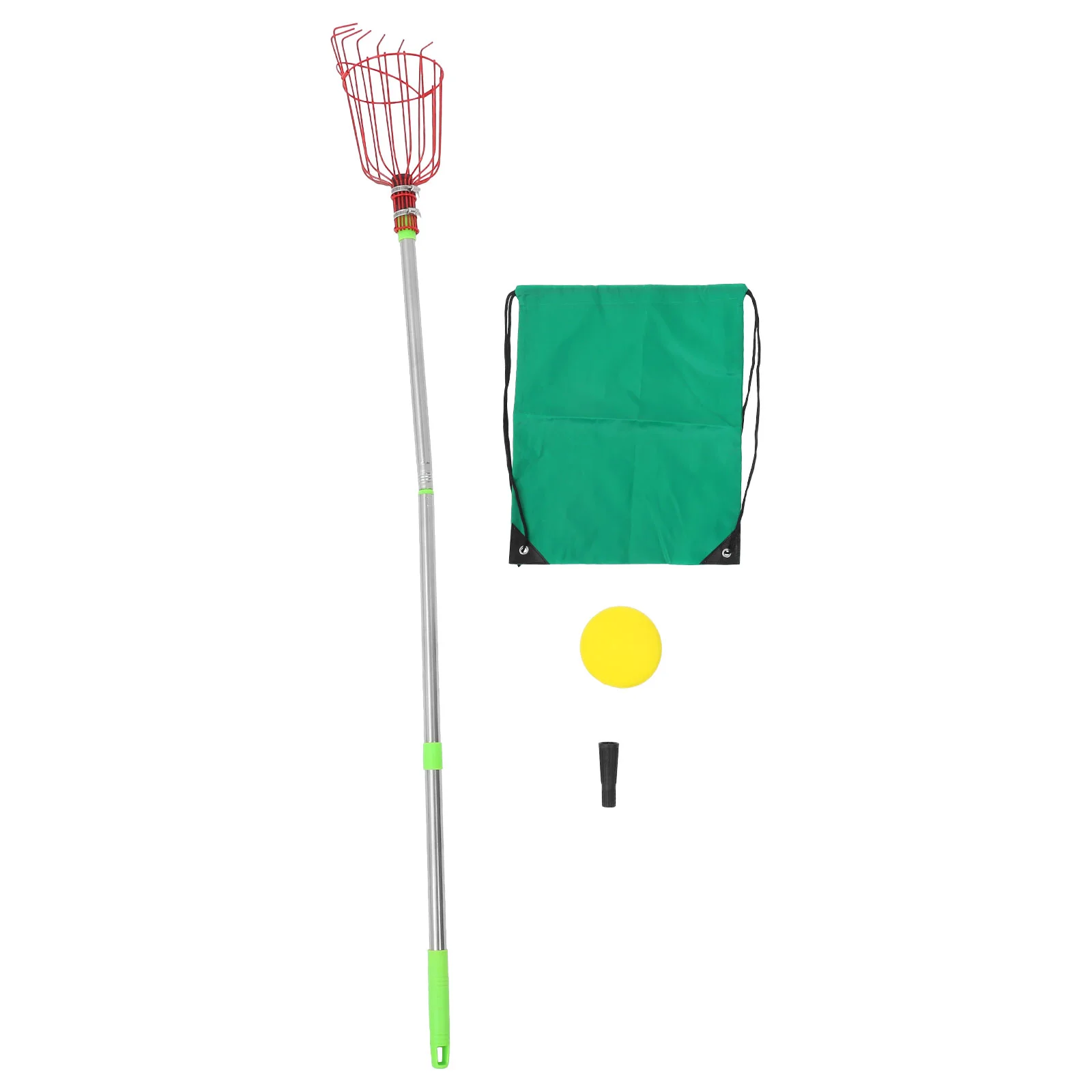 

Fruit Picker With Basket Adjustable Gardening Tools Fruit Catcher With Metal Long Handle Fruit Carrying Bag For Apple Apricot Or