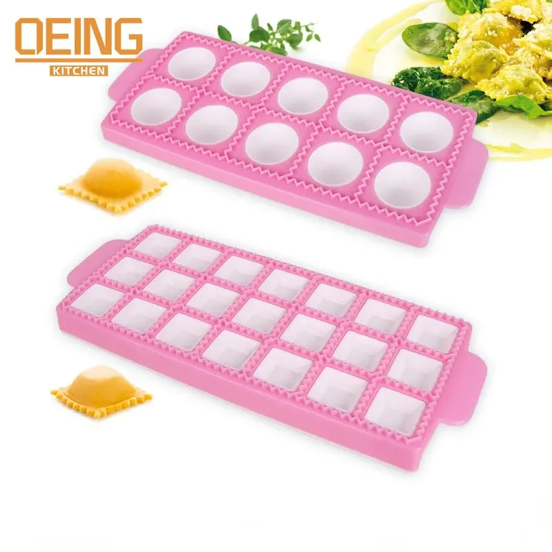 Italian Dumplings Making Mold Handmade Pastry Tool Multifunction Plastic Ravioli Mould DIY Baking Tools