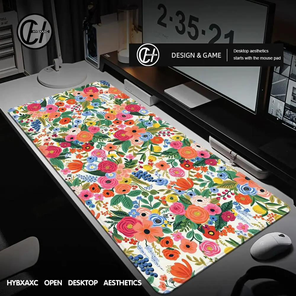

Large Colorful Flower Desk Mat Non-Slip Gaming Mouse Pad for Office and E-Sports Perfect Gift for Teens and Loved Ones
