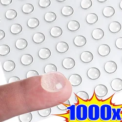 100-1000pcs Mini Adhesive Buffer Pads Non-Slip Clear Dots Cabinet Silicone Door Stopper Wall Protector Reduce Noise Tiny Bumpons