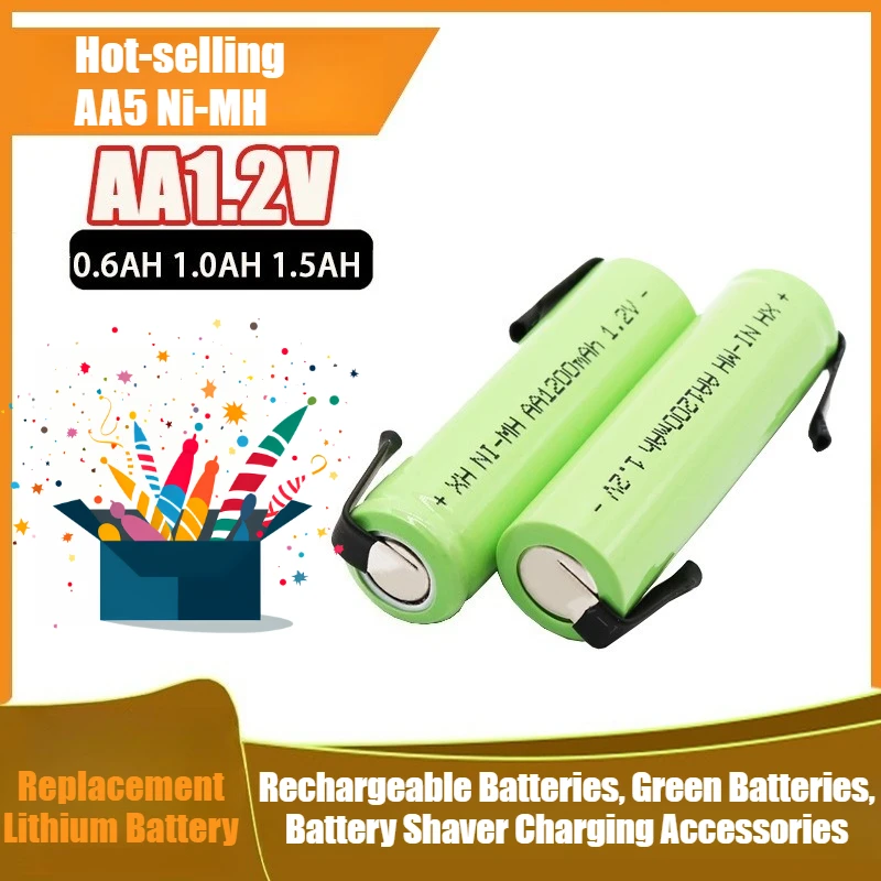 

Hot-selling AA5 Ni-MH Rechargeable Batteries, Green Batteries, Battery Shaver Charging Accessories