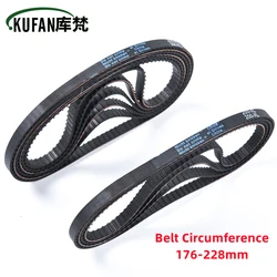 KUFAN 3D Printer GT2 Width 6/10mm Closed Loop Rubber 2GT-6/10mm Timing Belt Length 176 178 182 188 190 200 202 204 214 220 228mm