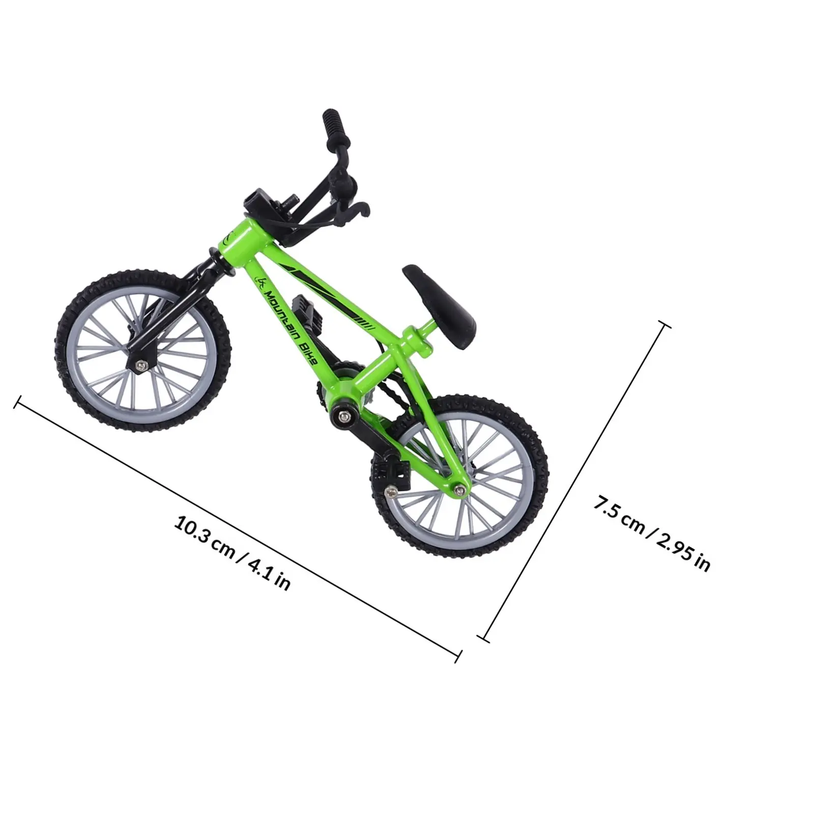 1Set Desktop Bike Mini Finger Bicycles Smooth Realistic Look Perfect for At Work Or Home Finger Bikes