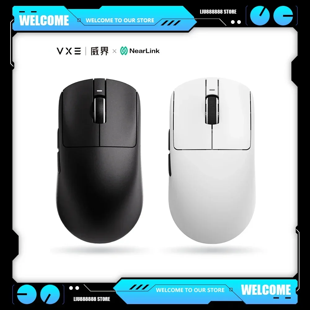 VXE Dragonfly R1 Nearlink Mouse PAW3395SE Wireless Gaming Mouse Three Mode 150H Long Battery Life Mice Custom PC Accessories