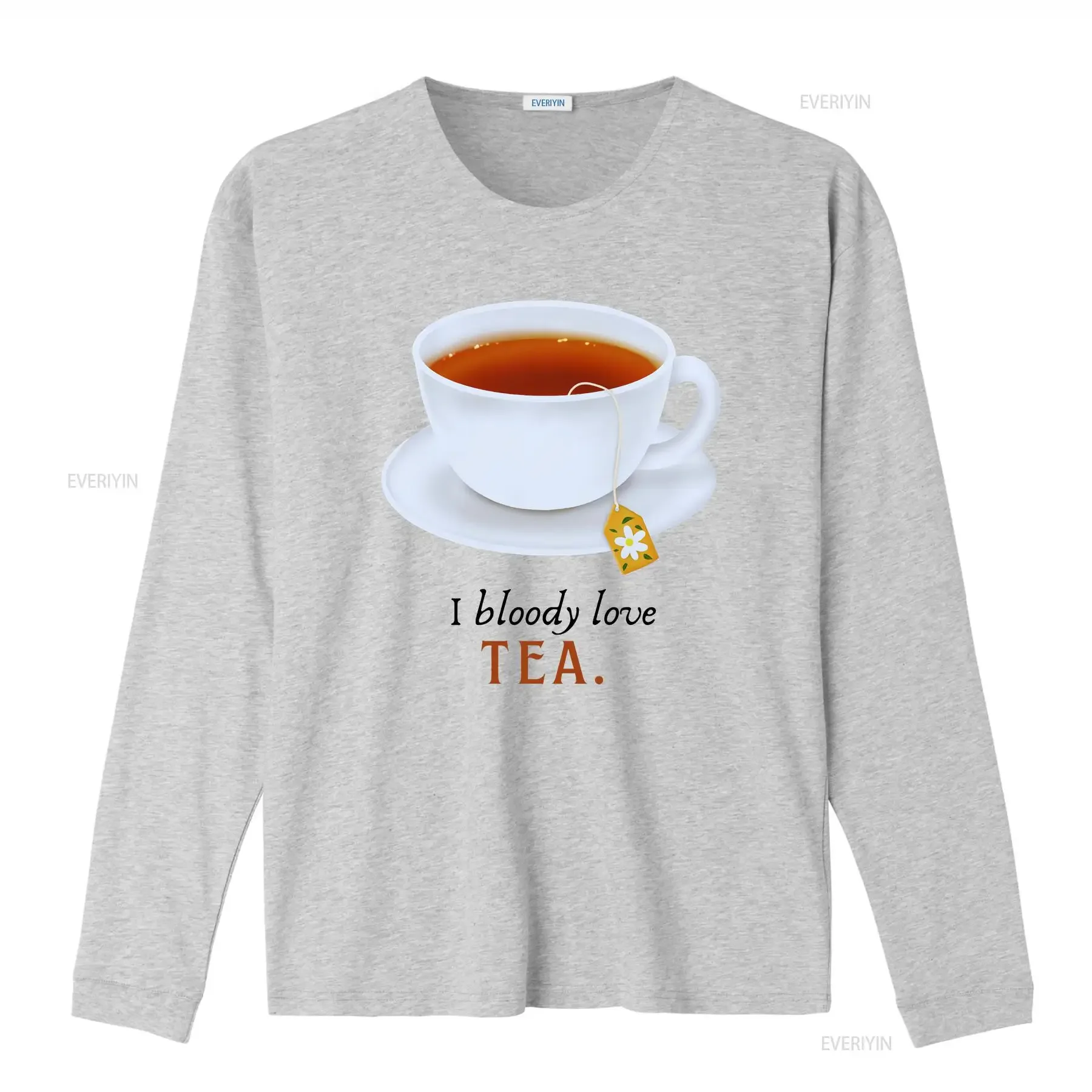 أنا الدموي الحب الشاي تي شيرت عاشق بريطاني الإنجليزية كوب جيني مدمن الشاي خمر غسلها أوم أنيق قليلا الشارع الشهير #4