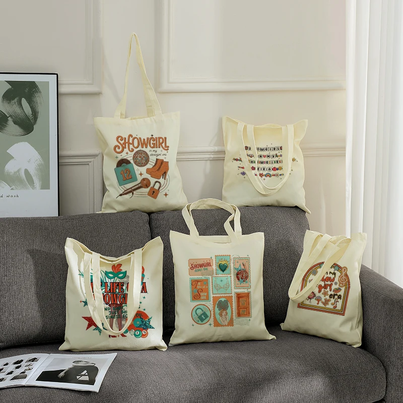 

Glamorous Showgirl Inspired Shoulder Bag with Disco Ball & Star Pattern, Music Concert Gift for Her Women Tote Bag for Night Out