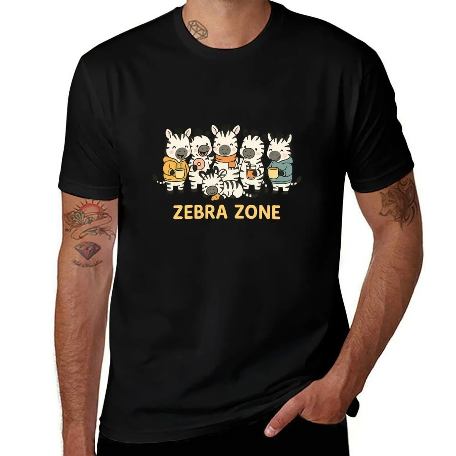 

Zebra zone T-Shirt sublime fashion shirts oversized vintage Men's t shirts