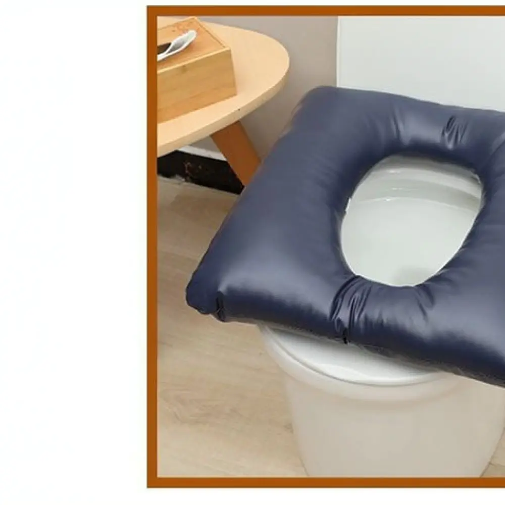 Comfortable Commode Toilet Cushion Thickened Waterproof Pad Soft Support Seat Mat For Seniors Pregnancy Home Care Use Daily