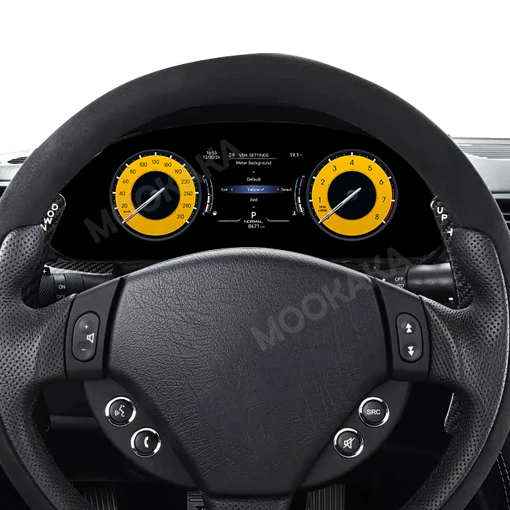 Car Digital Cluster GPS Map Navigation For Maserati Quattroporte 2007-2012 Carplay Speedometer Odometer Multimedia Head Unit