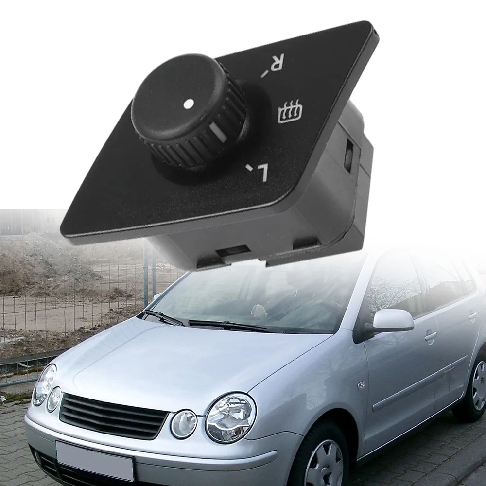 

10 Pins Rear View Mirror Control Switch Adjust Button For VW Polo IV 2001–2014 Skoda Fabia I 1999–2007 LHD 6Q0959565
