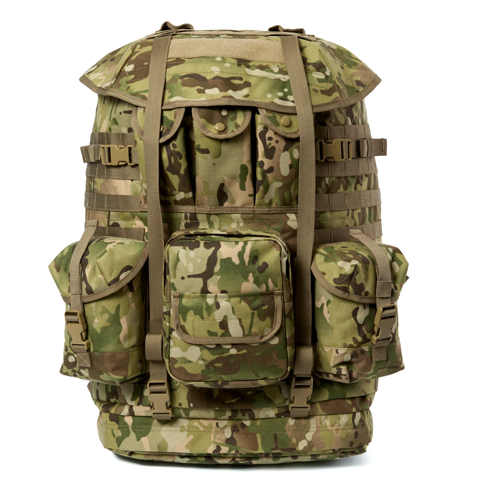 AKmax MOLLE 4000 Military Tactical Rucksack with Frame – 1:1 US Airborne Replica, Camouflage Army Backpack for Outdoor Hiking