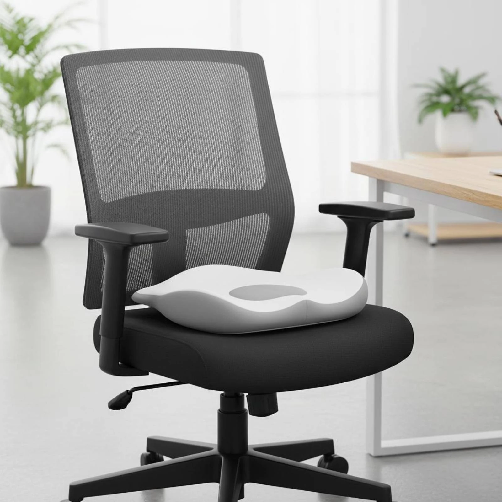 Student Seat Cushion Supportive Contoured Seat Cushion Home Goods Rounded Corners Extra Comfort for Students