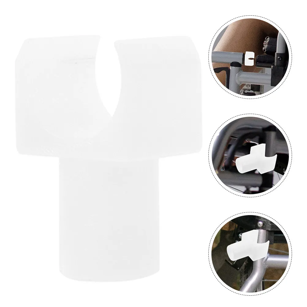 Wheelchair seat rail guides for adult wheelchair users to keep seat securely in place ABS white 5pcs
