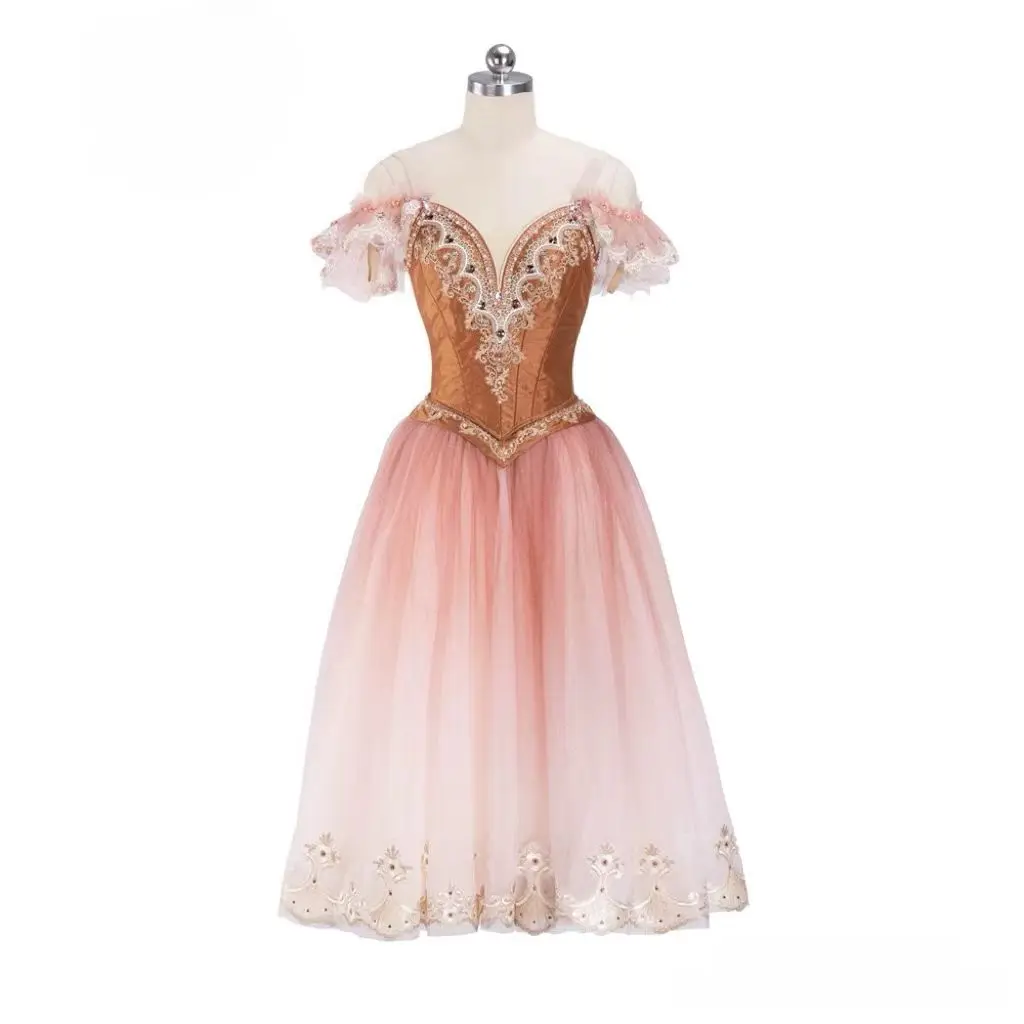 

High-end professional ballet TUTU palace style variations competition performance dress High-end custom adult women's costume