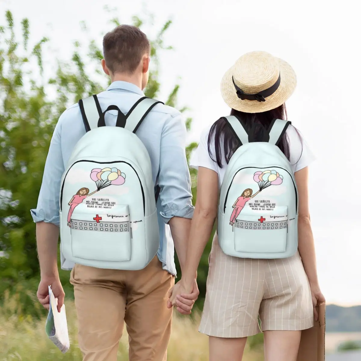 Mochila para estudiante de escuela primaria, mochila para preescolar, médico, Enfermera, salud, regalo para niño y niña