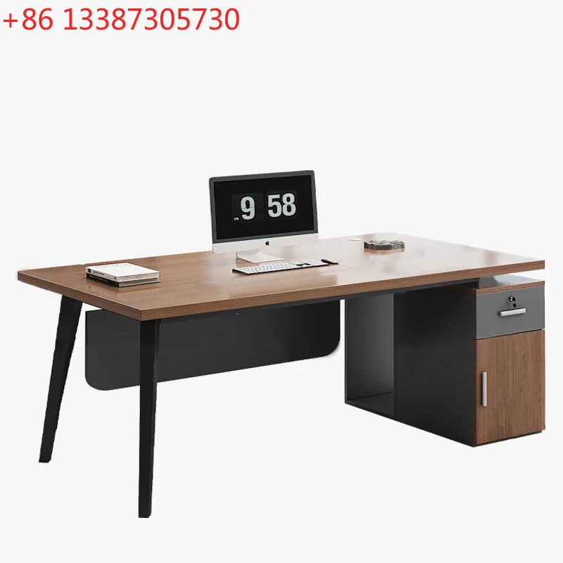 

Простое современное офисное кресло для персонала, одноместный большой рабочий стол