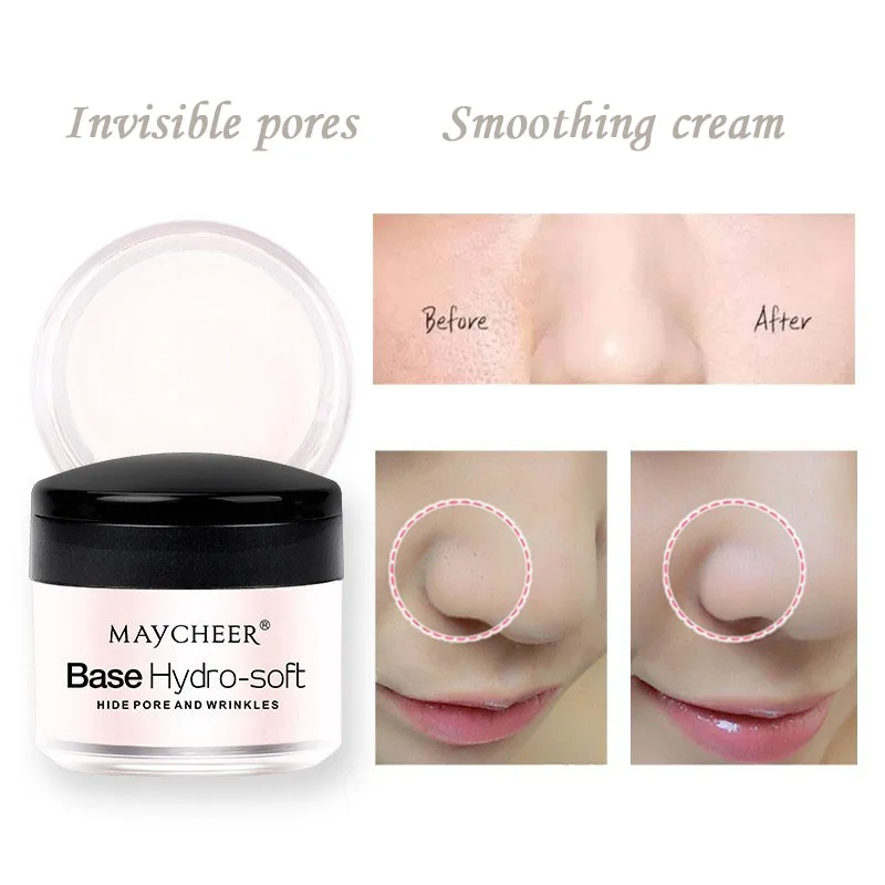 Magic Smooth Silky Face Makeup Primer Invisible Pore Wrinkle Cover Concealer Foundation Base 100% Amazing Effect MAYCHEER CREAM