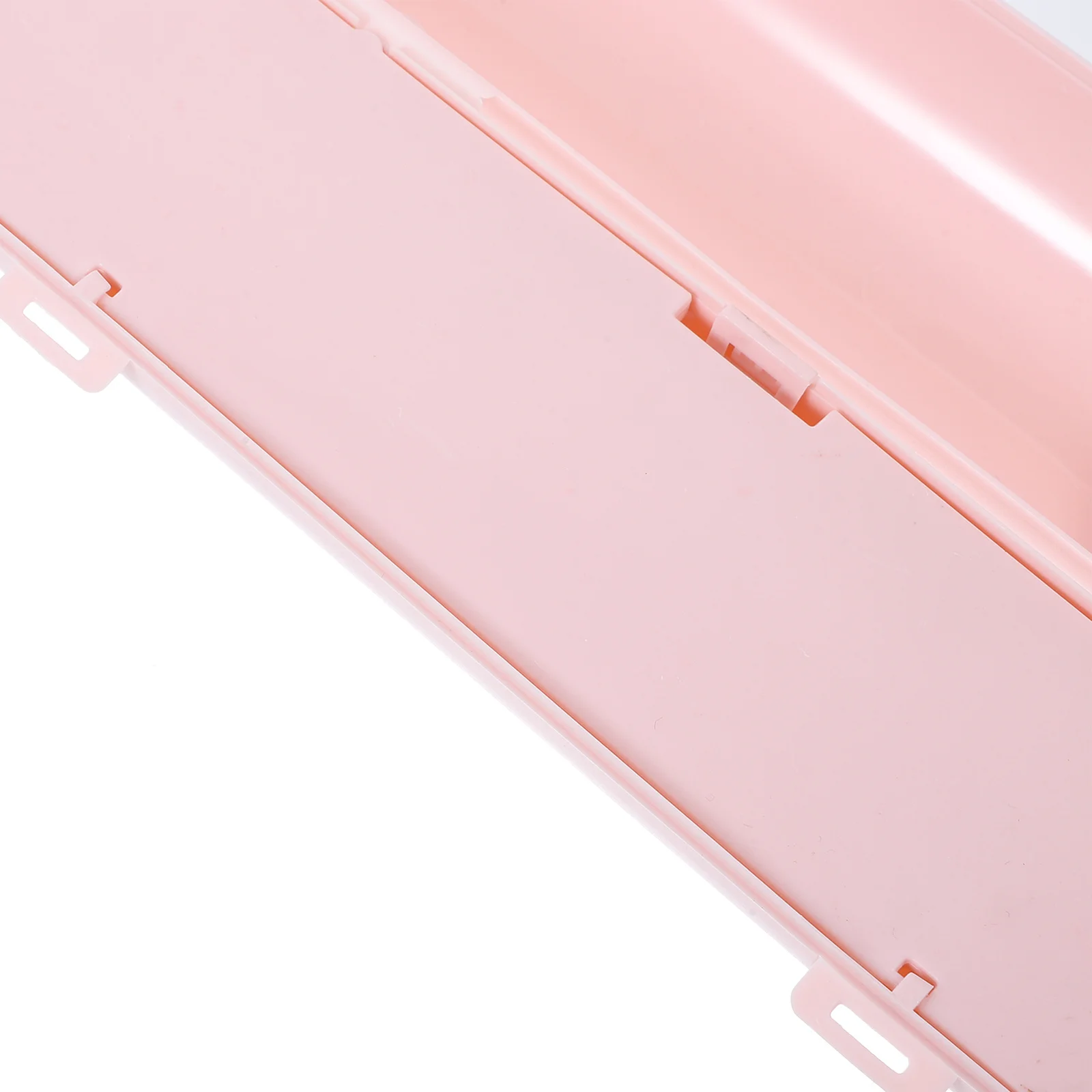 Large Double Layer Pencil Case Plastic Hard Pencil Box Students Pen Storage Organizer Portable Multi Function Stationery Case