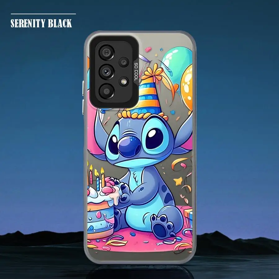 حافظة لهاتف سامسونج جالاكسي A12 A13 A14 A16 A22 A23 A24 A25 A32 A33 A34 Fundas غطاء شل ديزني كارتون لطيف غرزة