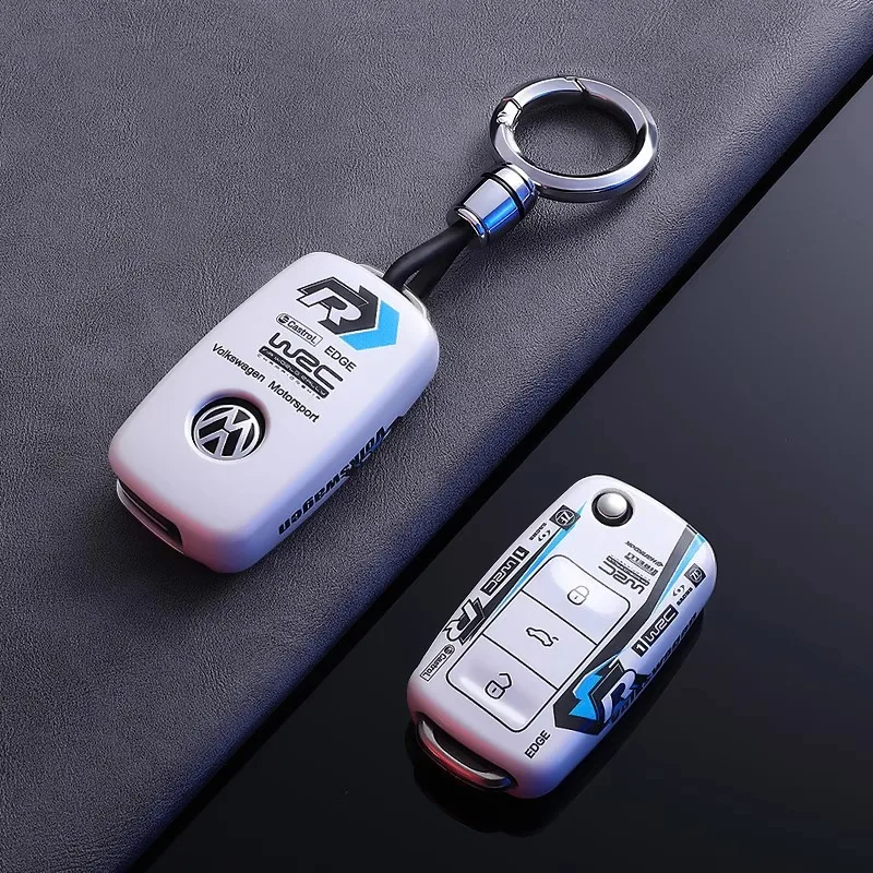 Car TPU Key Cover Fob Case Shell For Volkswagen VW Polo Tiguan Golf Jetta Beetle Eos Scirocco Up Transporter Sharan Accessories