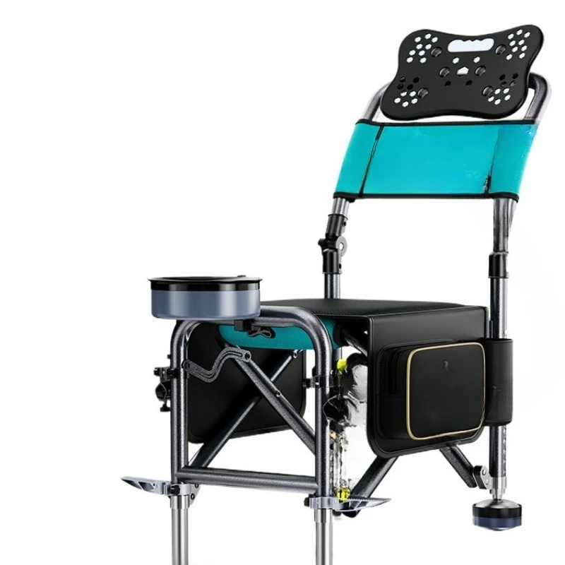 

Knight Fishing Chair Small Seat for Wild Fishing New Multifunctional Portable Foldable Fishing Chair