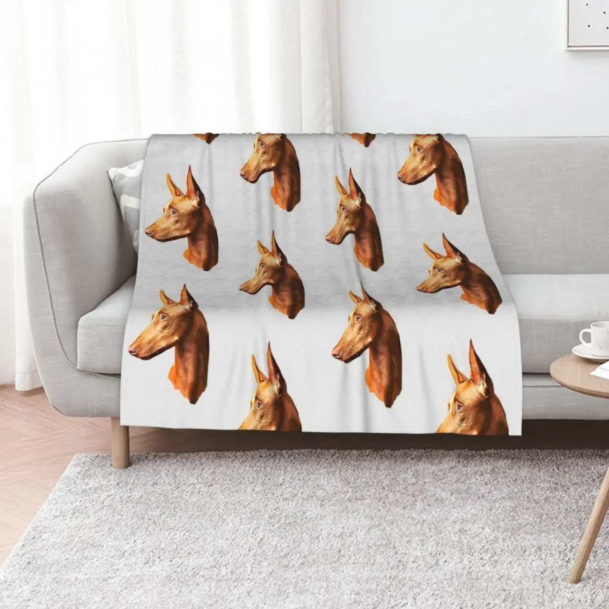 Pharaoh Hound Throw Blanket Fashion Sofas funny gift Soft Plush Plaid Comforter Plaid Hairys Blankets