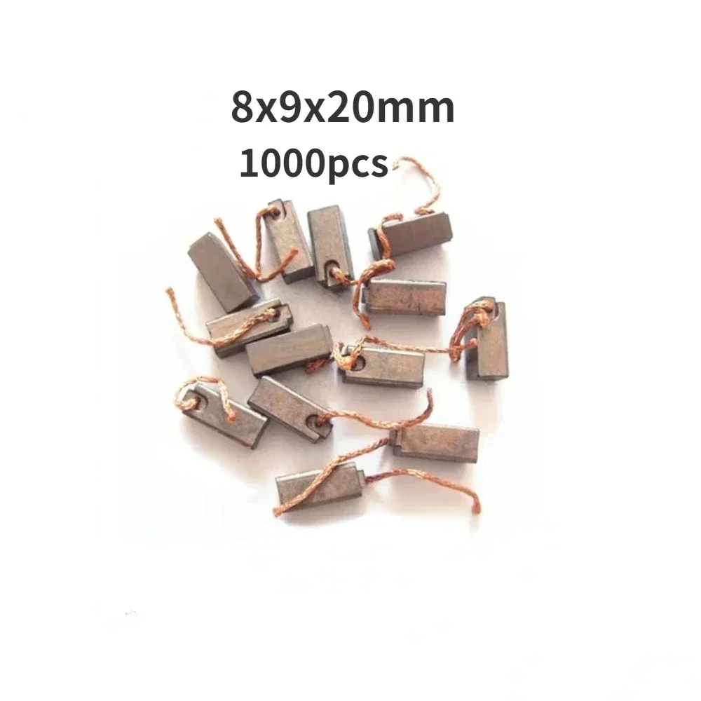 

GUIGONG 1000 PCS 8x9x20mm Generator Carbon Brush Heater Blower Fan High Copper