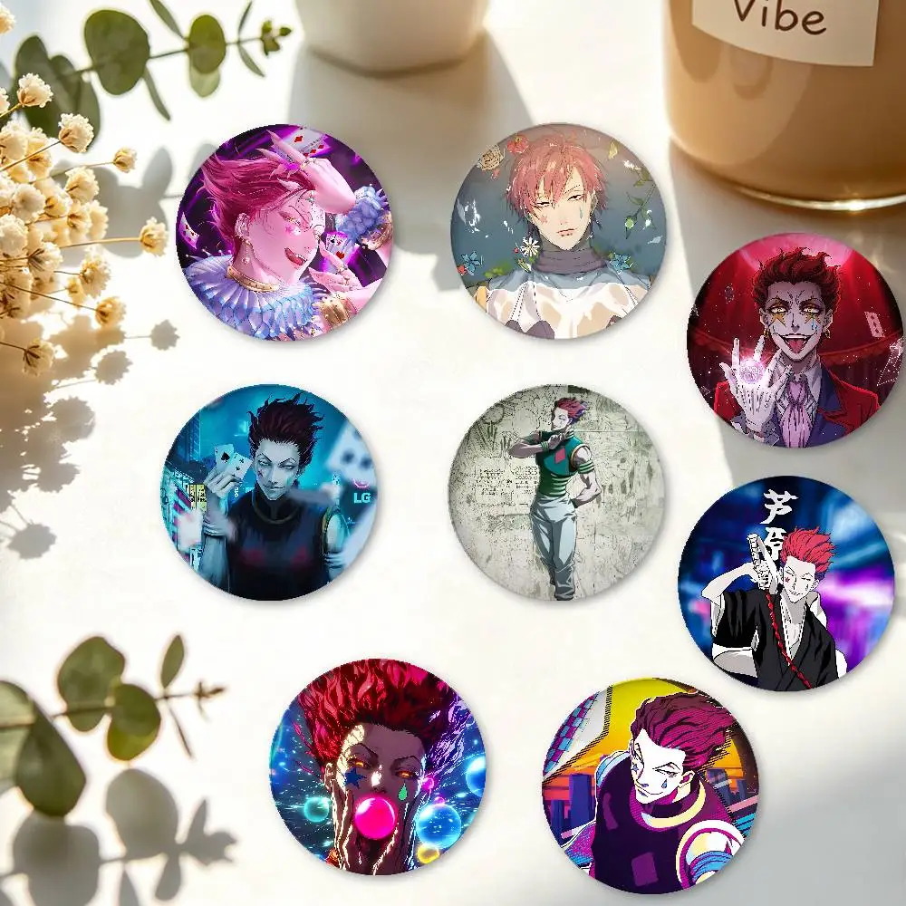 Cool Y-HisokaS Minimalist Exquisite Tinplate Brooches: Sleek Badge Lapel Pins For Bag Accessories, Practical Souvenir Gifts